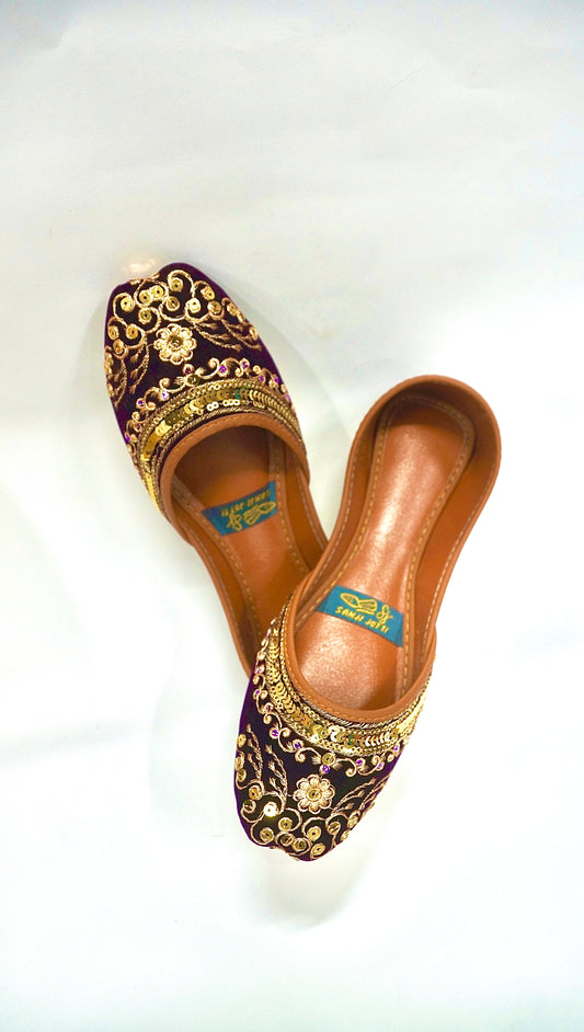 Ladies Khussa PURPLE