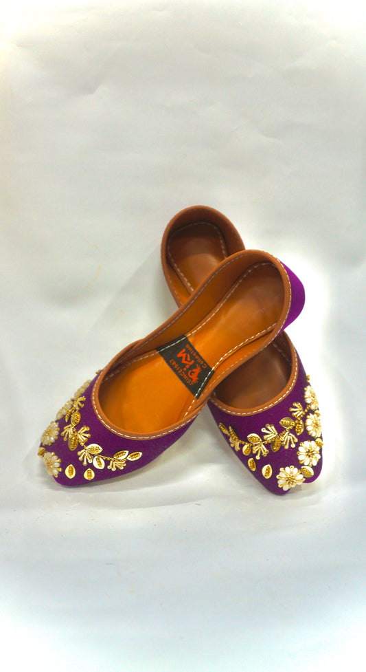 Ladies Khussa PURPLE