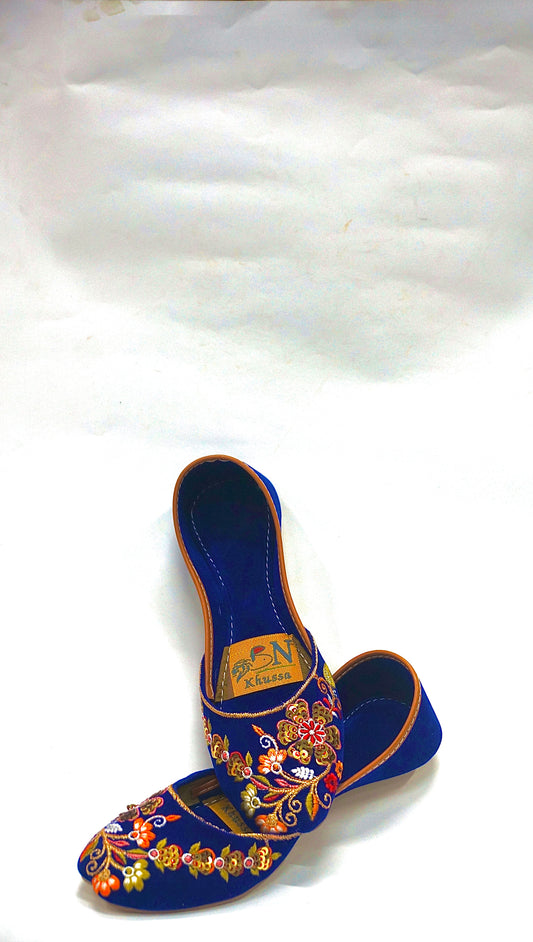 Ladies Khussa ROYAL BLUE